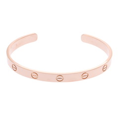 カルティエ ラブオープンブレスレット #18 ゴールド K18ピンクゴールド PG レディース ジュエリー 【中古】【jewelry】