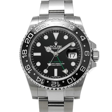 ロレックス GMTマスターII 116710LN ブラック メンズ 時計 【中古】【wristwatch】