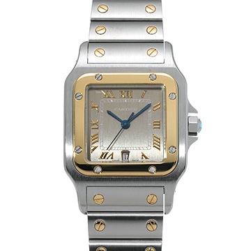 カルティエ サントスガルベ LM W20030C4 グレー メンズ 時計 【中古】【wristwatch】