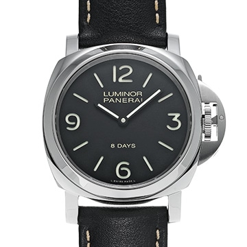 パネライ ルミノール ベース 8デイズ アッチャイオ PAM00560 ブラック メンズ 時計 【中古】【wristwatch】