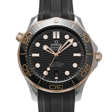 オメガ シーマスター ダイバー300 コーアクシャル マスタークロノメーター 210.22.42.20.01.002 ブラック メンズ 時計 【中古】【wristwatch】