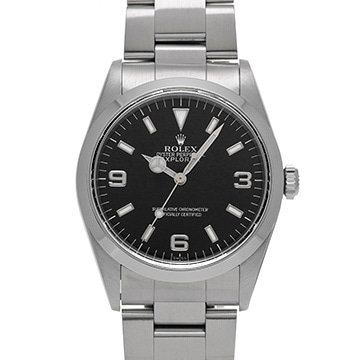 ロレックス エクスプローラー 14270 ブラック メンズ 時計 【中古】【wristwatch】