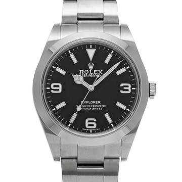 ロレックス エクスプローラー 214270 ブラック メンズ 時計 【中古】【wristwatch】