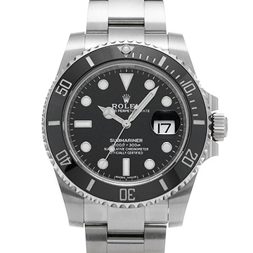 ロレックス サブマリーナ デイト 116610LN ブラック メンズ 時計 【中古】【wristwatch】
