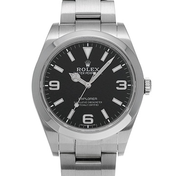 ロレックス エクスプローラー 214270 ブラック メンズ 時計 【中古】【wristwatch】