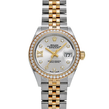 ロレックス レディ デイトジャスト 28 279383RBR シルバー/ダイヤモンド レディース 時計 【新品】【wristwatch】