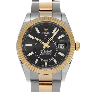 ロレックス スカイドゥエラー 336933 ブライトブラック メンズ 時計 【新品】【wristwatch】