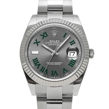 ロレックス デイトジャスト 41 126334 スレートグレー メンズ 時計 【中古】【wristwatch】