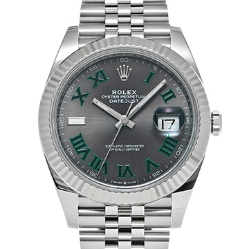 ロレックス デイトジャスト 41 126334 スレートグレー メンズ 時計 【中古】【wristwatch】