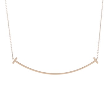 ティファニー Tスマイルネックレス ラージ ゴールド K18イエローゴールド YG レディース ジュエリー 【中古】【jewelry】