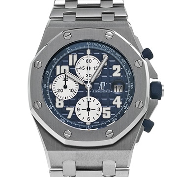 オーデマ ピゲ ロイヤルオーク オフショア クロノグラフ 26170ST.OO.1000ST.09 ブルー/シルバー メンズ 時計 【中古】【wristwatch】