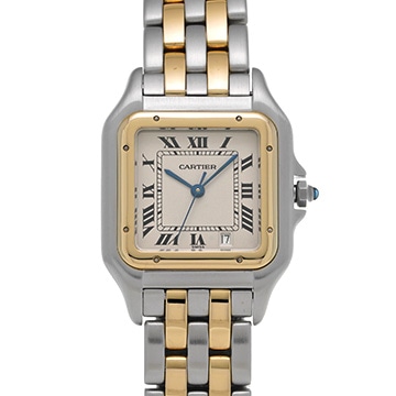 カルティエ パンテール ドゥ カルティエ MM W25028B6 アイボリー レディース 時計 【中古】【wristwatch】