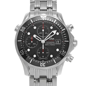 オメガ シーマスター ダイバー300 クロノグラフ 213.30.42.40.01.001 ブラック メンズ 時計 【中古】【wristwatch】