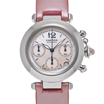 カルティエ パシャC W3106599 ピンクシェル ユニセックス 時計 【中古】【wristwatch】