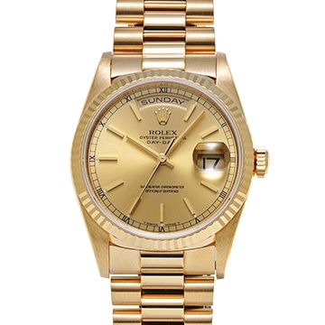 ロレックス デイデイト 18238 シャンパン メンズ 時計 【中古】【wristwatch】