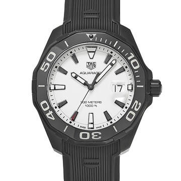 タグ ホイヤー アクアレーサー クォーツ ナイトダイバー WAY108A.FT6141 ブラック メンズ 時計 【中古】【wristwatch】