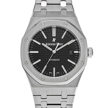 オーデマ ピゲ ロイヤルオーク オートマティック 15400ST.OO.1220ST.01 ブラック メンズ 時計 【中古】【wristwatch】