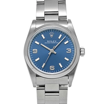 ロレックス オイスターパーペチュアル 67480 ブルー ユニセックス 時計 【中古】【wristwatch】