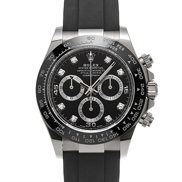 ロレックス コスモグラフ デイトナ 116519LNG ブラック/ダイヤモンド メンズ 時計 【中古】【wristwatch】