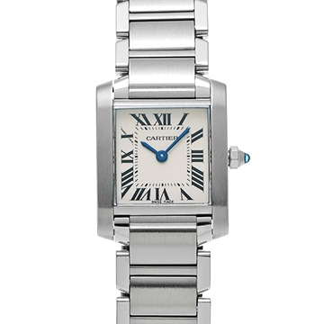 カルティエ タンクフランセーズ SM　 W51008Q3 シルバー レディース 時計 【中古】【wristwatch】
