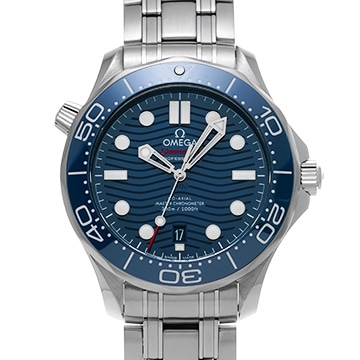 オメガ シーマスター ダイバー300 コーアクシャル マスタークロノメーター 210.30.42.20.03.001 ブルー メンズ 時計 【中古】【wristwatch】