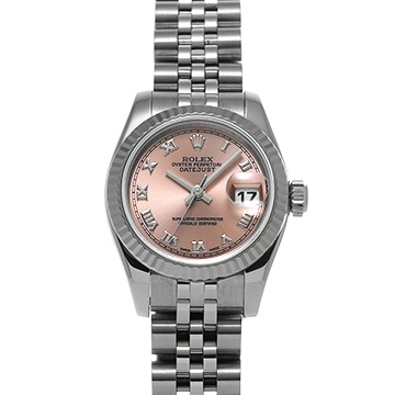 ロレックス デイトジャスト 179174 ピンク レディース 時計 【中古】【wristwatch】