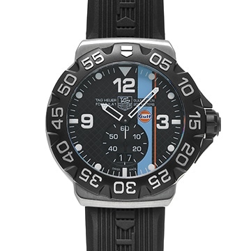 タグ ホイヤー グランドデイト ガルフ WAH1013.FT6026 ブラック メンズ 時計 【中古】【wristwatch】