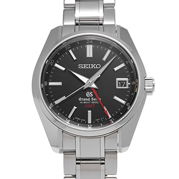 グランドセイコー メカニカル ハイビート36000 GMT SBGJ003 ブラック メンズ 時計 【中古】【wristwatch】
