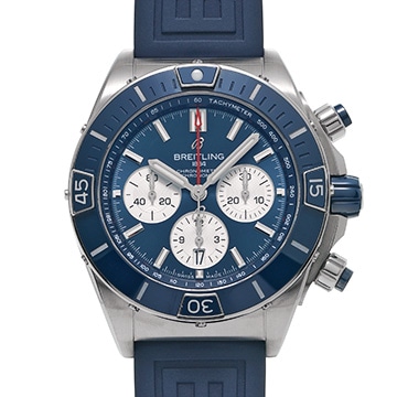 ブライトリング スーパー クロノマット B01 44 AB0136161C1S1 ブルー/シルバー メンズ 時計 【中古】【wristwatch】