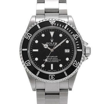 ロレックス シードゥエラー 16600 ブラック メンズ 時計 【中古】【wristwatch】