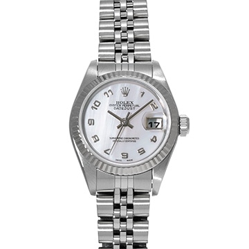 ロレックス デイトジャスト 79174NA ホワイトシェル レディース 時計 【中古】【wristwatch】