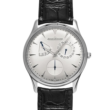 ジャガー ルクルト マスター ウルトラスリム リザーブ・ド・マルシェ Q1378420 シルバー メンズ 時計 【中古】【wristwatch】