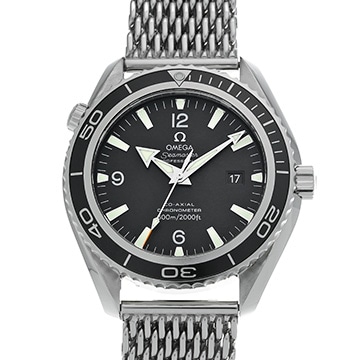 オメガ シーマスター プラネットオーシャン 600 2200.53 ブラック メンズ 時計 【中古】【wristwatch】