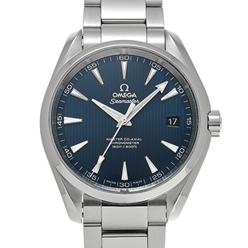オメガ シーマスター アクアテラ マスターコーアクシャル 231.10.42.21.03.003 ブルー メンズ 時計 【中古】【wristwatch】