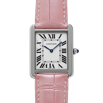 カルティエ CARTIER WSTA0028 タンクソロ LM クォーツ 腕時計 カルティエ タンク ソロ LM WSTA0028 シルバー メンズ 時計 【中古