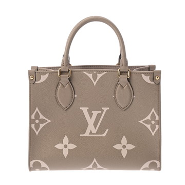 ルイ ヴィトン バイカラーモノグラムアンプラント オンザゴーPM 2WAY トゥルトレール/クレーム M45779 レザー レディース バッグ 【中古】【bag】