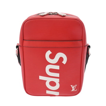 ルイ ヴィトン エピ ダヌーブ PM Supreme コラボ  レッド/ホワイト M53417 エピレザー ユニセックス バッグ 【中古】【bag】