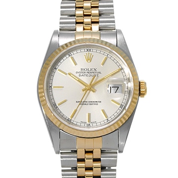 ロレックス デイトジャスト 16233 シルバー メンズ 時計 【中古】【wristwatch】