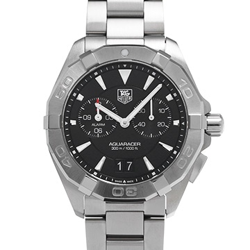 タグ ホイヤー アクアレーサー クォーツ WAY111Z.BA0928 ブラック メンズ 時計 【中古】【wristwatch】