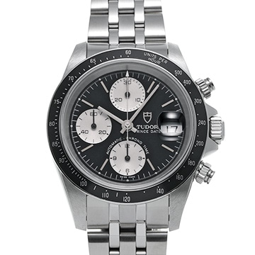 チューダー / チュードル クロノタイム 79260 ブラック/シルバー メンズ 時計 【中古】【wristwatch】