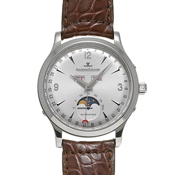ジャガー ルクルト マスター ムーン Q143842A シルバー メンズ 時計 【中古】【wristwatch】
