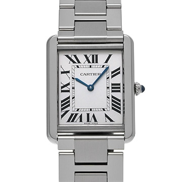 カルティエ タンク ソロ LM W5200014 シルバー ユニセックス 時計 【中古】【wristwatch】