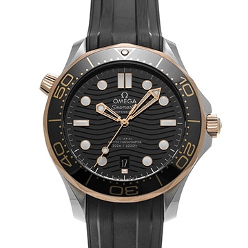 オメガ シーマスター ダイバー300 コーアクシャル マスタークロノメーター 210.22.42.20.01.002 ブラック メンズ 時計 【中古】【wristwatch】