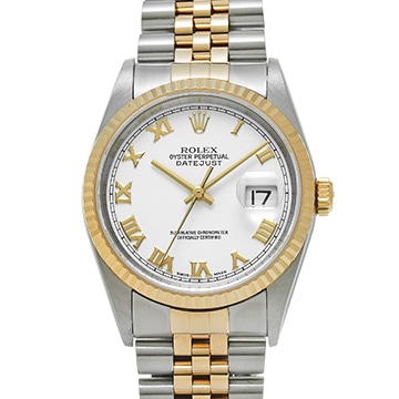 ロレックス デイトジャスト 16233 ホワイト メンズ 時計 【中古】【wristwatch】