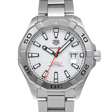 タグ ホイヤー アクアレーサー キャリバー5 WAY2013.BA0927 ホワイト メンズ 時計 【中古】【wristwatch】