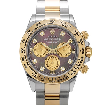 ロレックス コスモグラフ デイトナ 116503NG ブラックシェル/ゴールドクリスタル/ダイヤモンド メンズ 時計 【中古】【wristwatch】