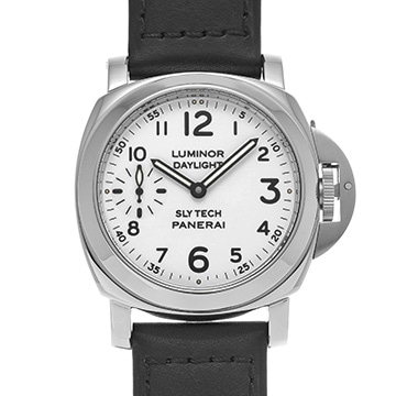 パネライ ルミノール デイライト スライテック 5218-207A ホワイト メンズ 時計 【中古】【wristwatch】
