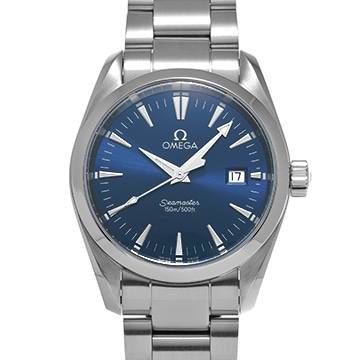 オメガ シーマスター アクアテラ クォーツ 2518.80 ブルー メンズ 時計 【中古】【wristwatch】