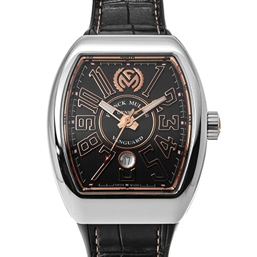 フランクミュラー ヴァンガード V45SCDTSTGJ AC5N ブラック/ピンクゴールド メンズ 時計 【中古】【wristwatch】