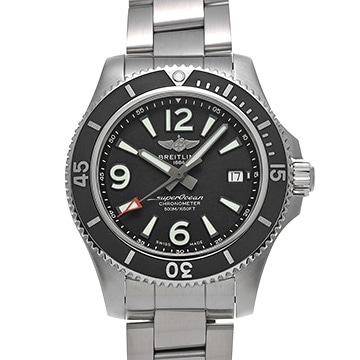 ブライトリング スーパーオーシャン オートマチック 42 A17366021B1A1 ブラック メンズ 時計 【中古】【wristwatch】